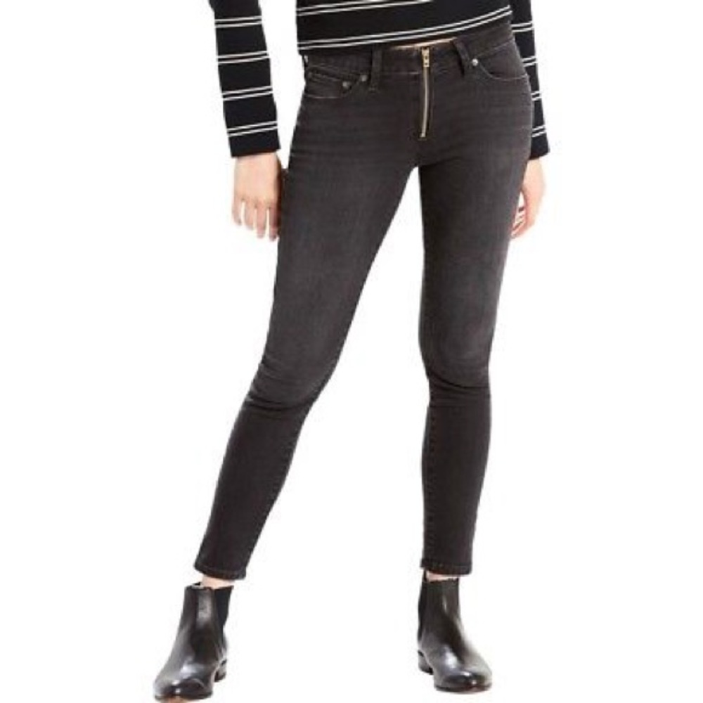 Levis Jeans 711 Zip Up Skinny Size 12 New